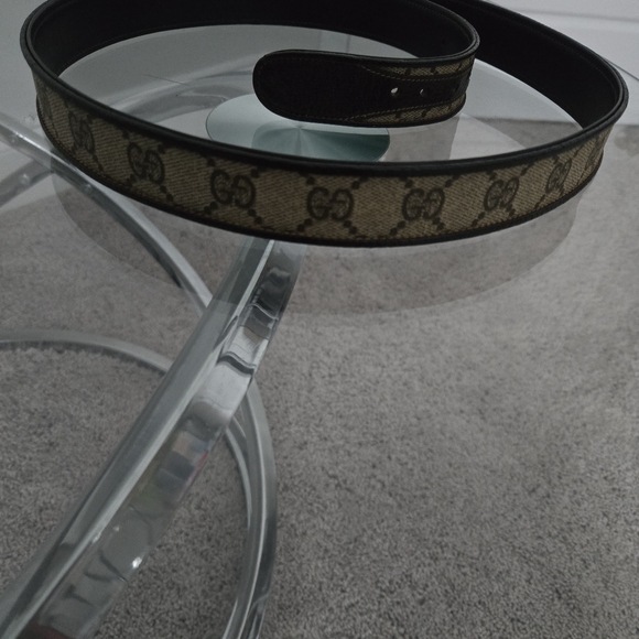 Gucci GG Logo interlocking monogram brown belt - Picture 5 of 6